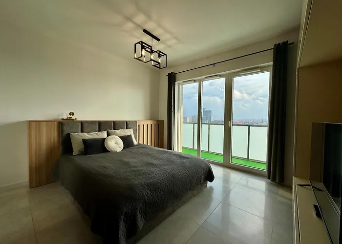 Kostecki Exclusive Studio, Klimatyzacja, Garage, Widok Na Katowice, Spodek, Centrum Apartamento Katowice